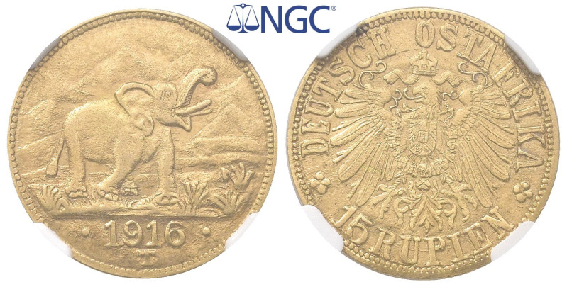 Deutsche Kolonien, Deutsch Ostafrika, 15 Rupien 1916 T, Tabora.